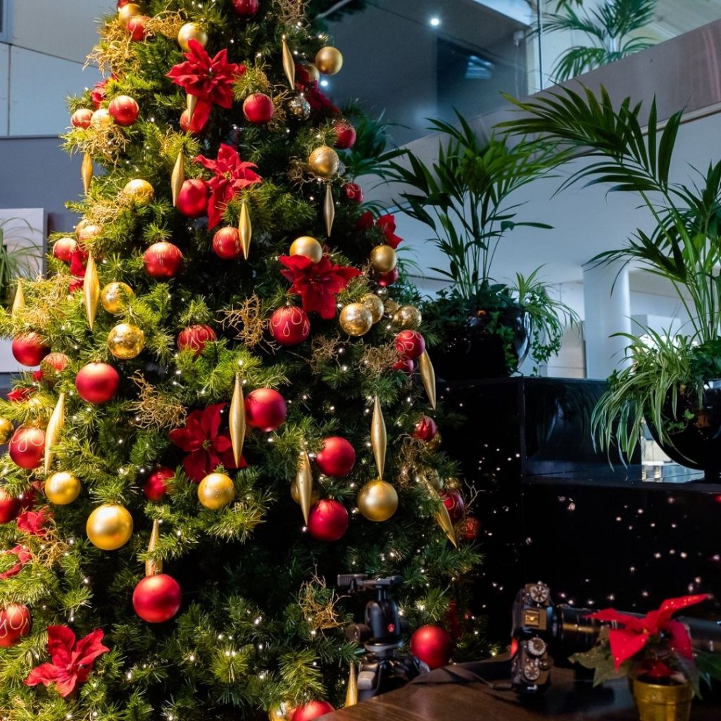 Ambius Gold Christmas Tree