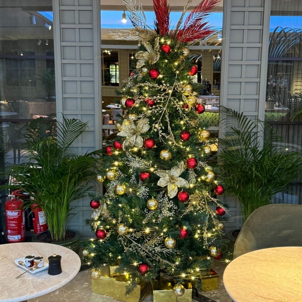 Ambius Gold Christmas Tree