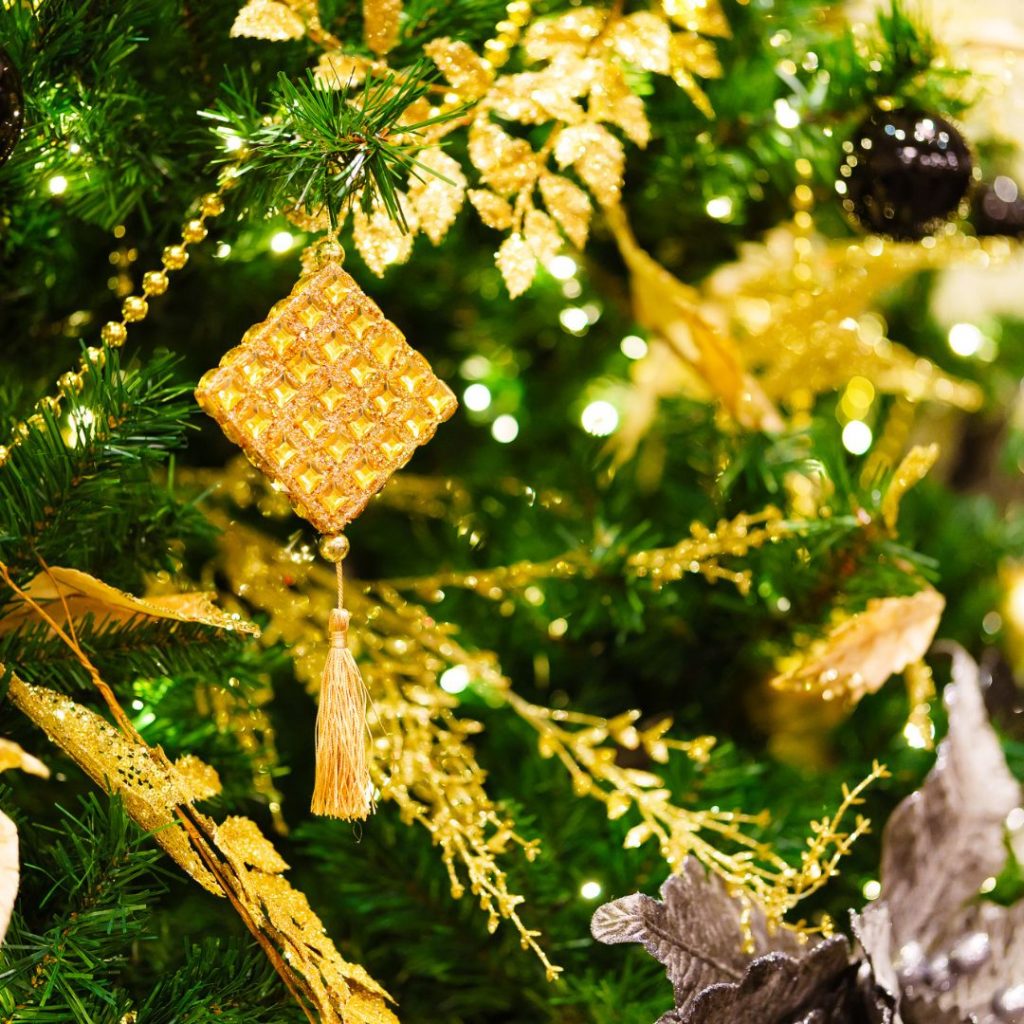 Ambius Gold Christmas Tree